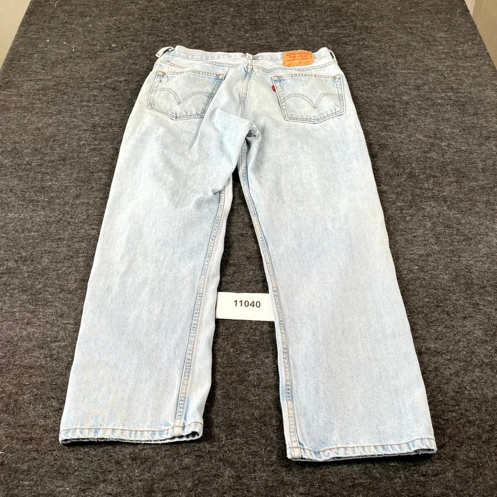 Vintage Levi's 505 Jeans Men's 36x29 Blue Denim Medium Wash Regular Fit Straight